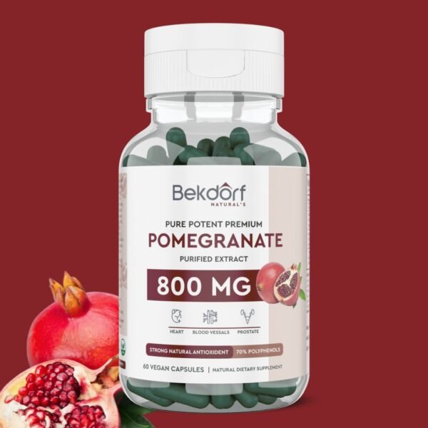Pure Pomegranate(Standardised to 70% polyphenols),60 vegan capsules
