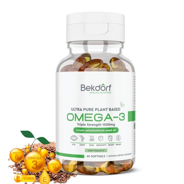 Plant Omega 3,6,9 & Vit E-60S Softgels