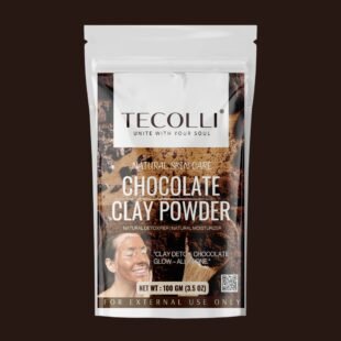 Tecolli® Chocolate Clay Powder,100gm(Natural Skin Care)