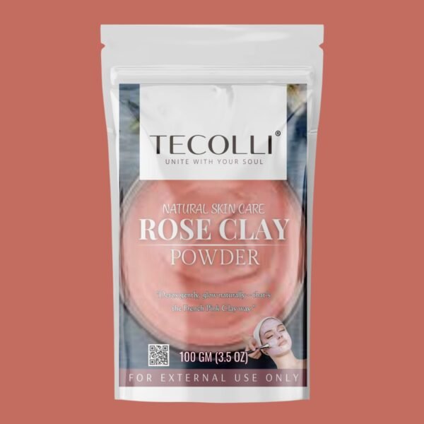 Tecolli® Rose Clay Powder,100gm (Natural Skin Care)