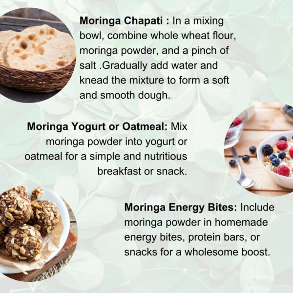 Organic Moringa Powder,118 gm - Image 6