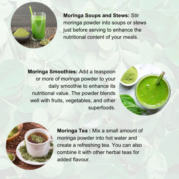 Organic Moringa Powder,118 gm - Image 5
