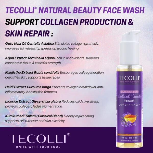 Tecolli Natural Beauty Facewash,100 ml - Image 9