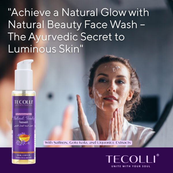 Tecolli Natural Beauty Facewash,100 ml - Image 3