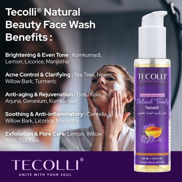 Tecolli Natural Beauty Facewash,100 ml - Image 7